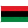 AZ FLAG Bandiera PANAFRICANISMO 150x90cm - Bandiera Pan Africana 90 x 150 cm