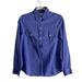 J. Crew Tops | J Crew Women Sz 0 Periwinkle Blue Popover Long Sleeve Blouse Style #42288 Nwt | Color: Blue | Size: 0