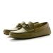 Gucci Shoes | Gucci Men’s Soft Clove Calfskin Monochrome Interlocking G Driver Loafers Juniper | Color: Green | Size: 8.5