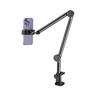 Metal Cantilever Mobile Phone Stand Telescopic Folding Desktop Live Overhead Shooting Stand Bed And Bed Catch-up Drama