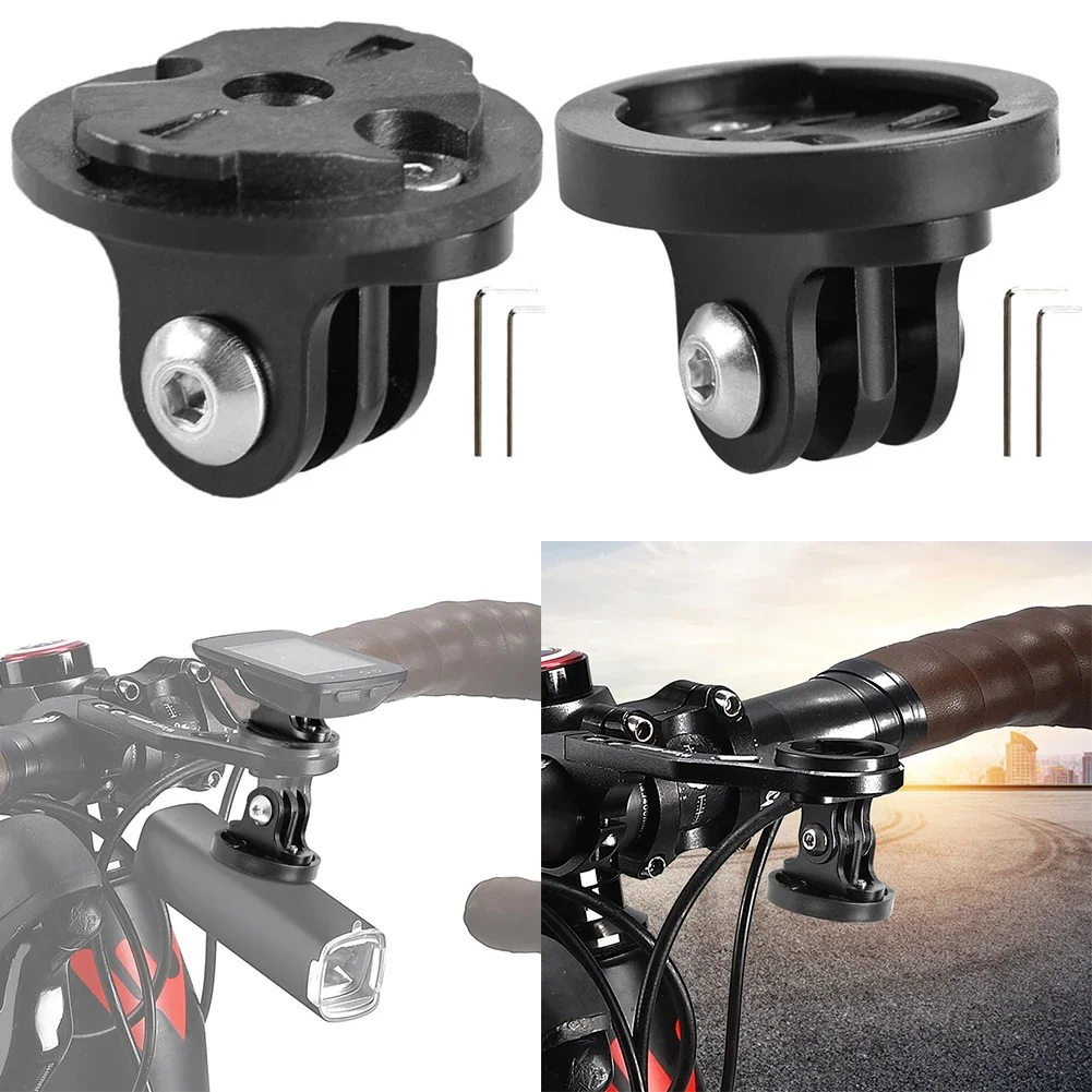 Fahrrad Sport Kamera halterung Basis Fahrrad Front licht halterung Adapter Aluminium legierung Fahrrad Computer Ständer für Garmin Gopro Image