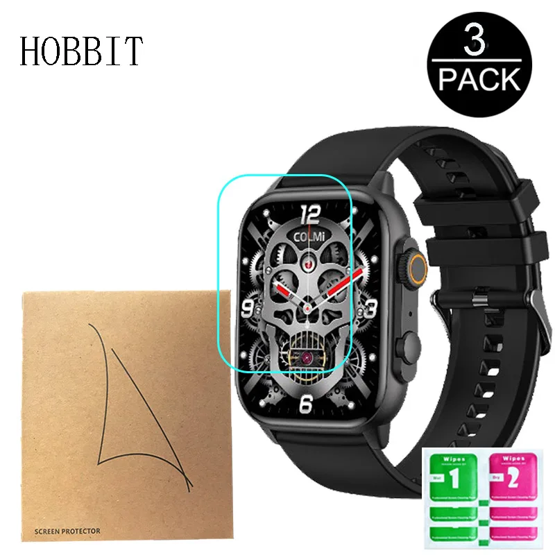 3 stücke TPU Hydraulische Film Screen Protector Für COLMI C81 P71 P68 SmartWatch Wasserdichte Uhr Abdeckung HD Klar schutz Film Image