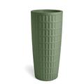 Cache-pot rotondo in resina 'Tyle' altezza 85 cm. Mimetic Green