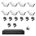 Kit videosorveglianza ahd 8 telecamere ahd infrarossi 5 mpx ip dvr 8 canali