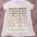 J. Crew Tops | J Crew Collector Tee | Color: Cream/Gold | Size: S