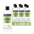 TRESemmé Nourish Coconut Conditioner with coconut essence for hydrated, soft & smooth hair 6x 680 ml