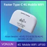 Modem WiFi Wireless 4G LTE con adattatore USB Hotspot da viaggio 4G LTE Hotspot WiFi Mobile per