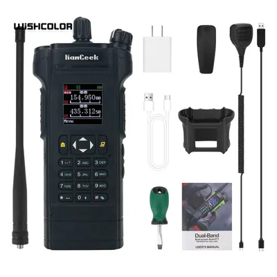 Hangeek APX-8000 12w dual band radio vhf uhf handheld transceiver mit dual ptt duplex arbeits modus