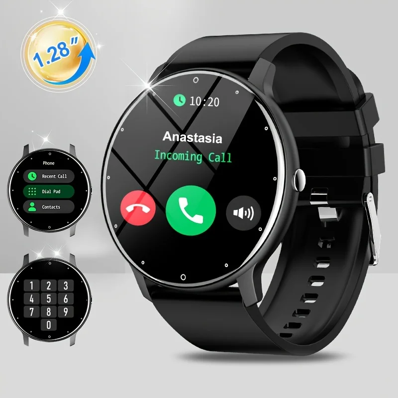 LIGE 2024 Neue Männer Smart Uhr Echtzeit Aktivität Tracker Heart Rate Monitor Sport Frauen Smart Uhr Männer Uhr für Android IOS Image