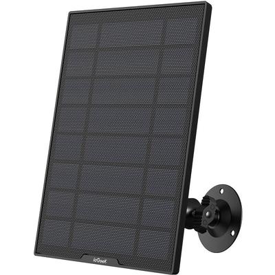 Type-C Solarpanel für Überwachungskamera Aussen Akku Wetterfest 360° Einstellbare Halterung usb