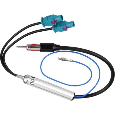 Auto Radio Stereo Antennen Adapter, Auto 12V Radio Antenne Adapter Dual Fakra an männliches din