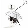 Parapluie pour chien avec laisse - Pour promener en plein air sous la neige ou la pluie