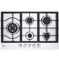 CBGZ3016S Piano cottura a gas 75cm, 11,5kW, 5 bruciatori, Griglie in ghisa, Piatto inox. Colore del