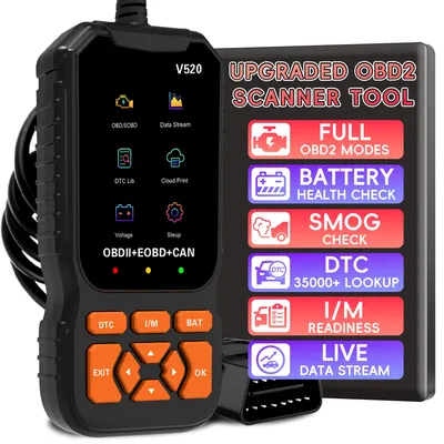OBD2 Car Scanner Diagnostic Scan Tool,Professional Mechanic Vehicle Fault Code Reader,Auto Read