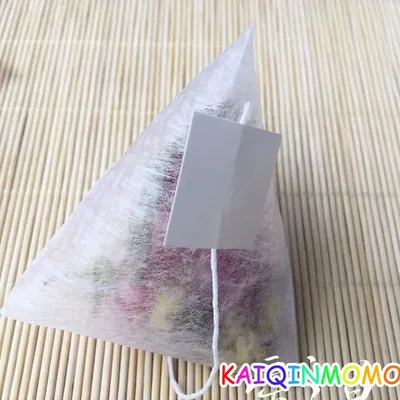 1000Pcs/Lot Corn Fiber Tea Bags Pyramid Shape Heat Sealing Filter Teabags Food Grade PLA Biodegraded