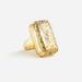 J. Crew Jewelry | Jcrew Rectangle Ring In Gold Tone | Color: Gold | Size: 8