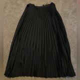 J. Crew Skirts | J. Crew Gwyneth Pleated Slip Skirt Size M Nwt | Color: Black | Size: M