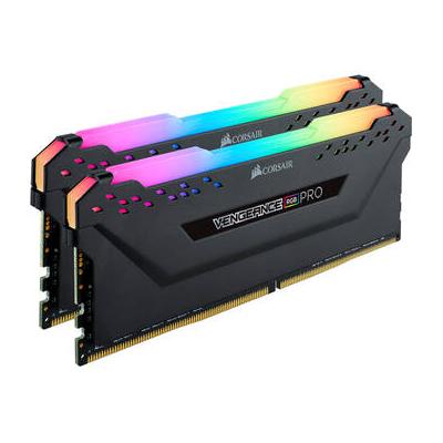 Corsair 32GB VENGEANCE RGB PRO Desktop Memory Kit (2 x 16GB, Black) CMW32GX4M2E3200C16