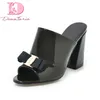 DoraTasia 2020 Große Größe 34-43 Sexy Platz High Heels Sommer Maultiere Pumpen Schuhe Frauen Mode Top Qualität dame Schuhe