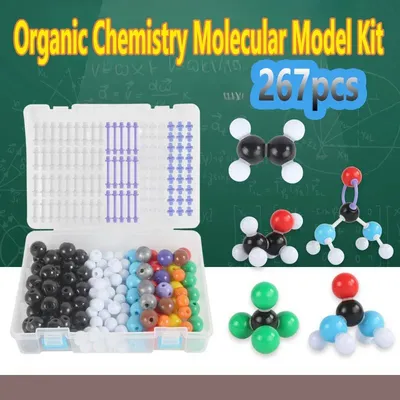 267 stücke Atom Struktur Set chemisches molekulares Modell Kit organische anorganische Chemie Image