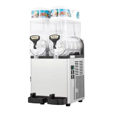 ICETRO SSM-280 Frozen Drink Machine w/ (2) 3 1/5 gal Bowls, Black & Stainless, 15