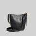 Madewell Bags | Madewell Mini Essential Black Leather Bucket Bag | Color: Black | Size: Os