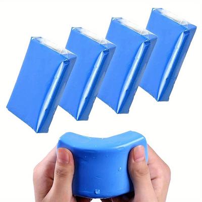 4 Pcs 100g Clay Bar Car Detailing Clay, Detailing Magic Clay Bars Cleaner With Washing And Adsorption Capacity For Car, Glass, Vehicles