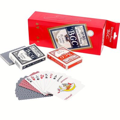 2 Decks Of Premium Playing Cards, Poker Size (3.5 ...
