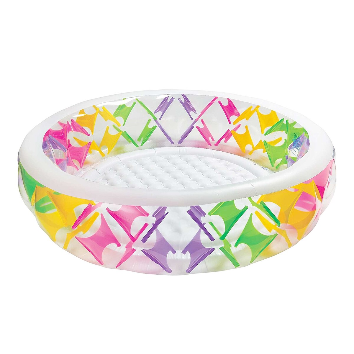 Intex Schwimmbecken Kinderpool Familienpool Gartenpool aufblasbar Ø 229 x 56 cm Image