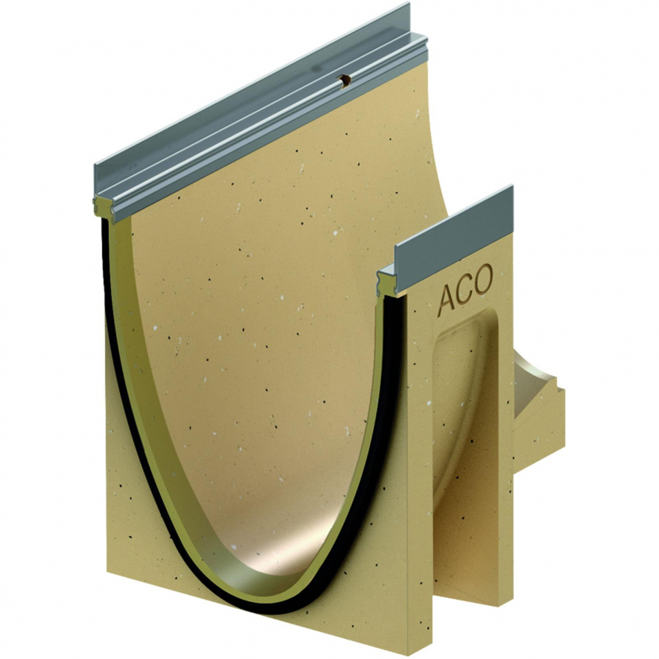 ACO Drain Multiline Seal in Entwässerungsrinne mit Sohlensprung, Edelstahl, 10-20,V300 Image