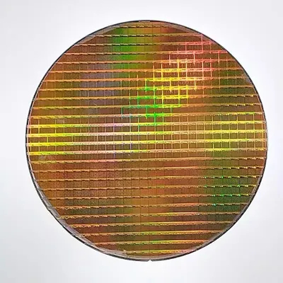 8 Inch Silicon Wafer Wafer Silicon Wafer Integrated Circuit CPU Chip Technology Sense IC Gift