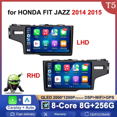 Android OS 9 inch for HONDA FIT JAZZ 2014 2015 Car Radio Video Multimedia Player GPS Navigation Wireless Carplay WiFi Auto Tools