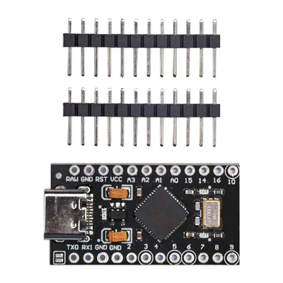 ATmega32U4 Type-C MINI USB Pro Micro For Arduino ATmega32U4 3.3V/16MHz Module With 2 Row Pin Header For Leonardo Usb Board
