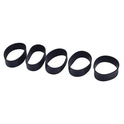 5Pcs Rubber Fixed Rings For Scuba Diving Webbing Dive Weight Belt Underwater Tank Backplate Strap