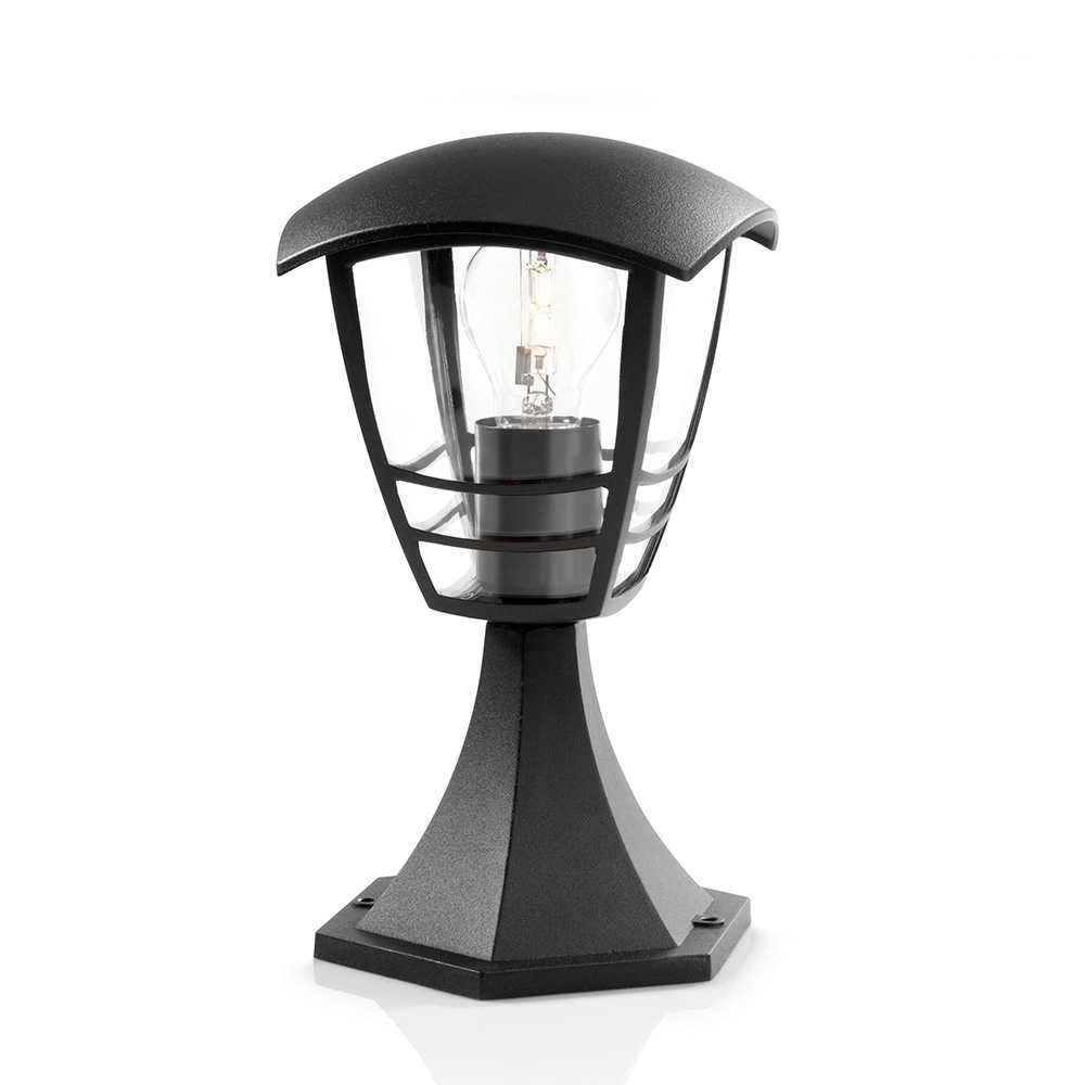 Wandleuchte Außen Sobremuro1X60W Schwarz Mod. Creek Philips Image