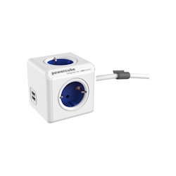 POWERCUBE – Erweiterung 1,5 grauer Multistecker + 2 Lasten. USB Image