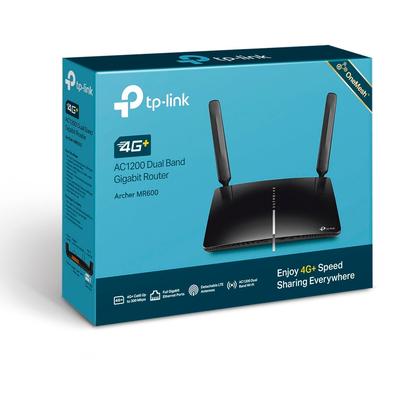 TP-LINK 4G/LTE-Router "Archer MR600 AC1200" Router WLAN UMTS LTE Router (3G & 4G) schwarz