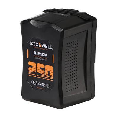 SOONWELL Used B-250V 254Wh 14.8V Battery with 1 x USB & 2 x D-Tap Ports (V-Mount) B-250V