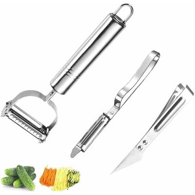 3Pcs Stainless Steel Vegetable Peeler and Grater Set