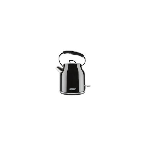 Wasserkocher bourgini nostalgic water kettle deluxe schwarz 1.78l