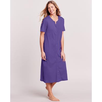 Appleseeds Women's Essential Knit Robe - Purple - XL - Womens