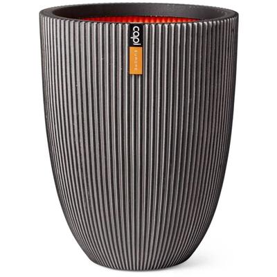 Vase Groove Elegant 34x46 cm Anthrazit Capi