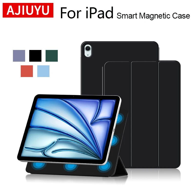 Smart Folio für iPad Air 11 2024 Hülle M2 iPad Air 5 4 Hülle iPad 10. Generation Pro 11 12.9 4. 2022-2018 Funda Mini 6 Magnetische Hülle Image