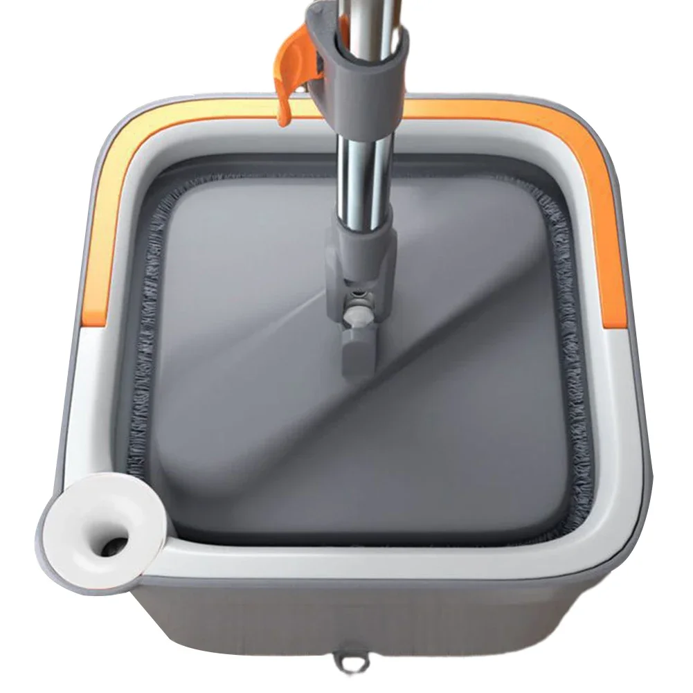 Spin Mop 360 rotierende Haushalts reinigung Mopp Wasser trennung 4/6/8/10pcs Mop Tuch frei Hand wasch mopp mit Eimer selbst reinigend Image