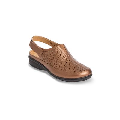 Extra Wide Width Women's The Finny Sling by Comfortview in Bronze (Size 8 WW)