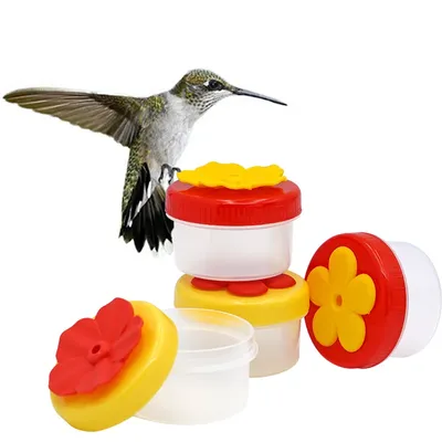 Flower Hummingbird Ring Feeders For Outdoors Bird Feeders Garden Backyard Pet Bird Feeders Yard Bird