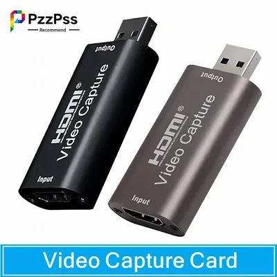 4K USB 3.0 Video Capture Card 1080P USB 2.0 HDMI Game Grabber Box For PS4 DVD Camera PC Recording