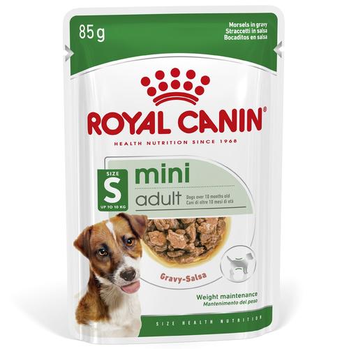 Sparpaket: 48x85g Royal Canin Mini Adult in Soße Hundefutter nass