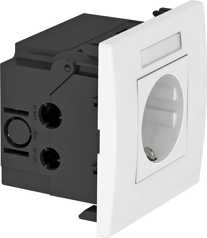 OBO Bettermann Steckdoseneinheit SDE-RW D0RW1B 6119421 Image