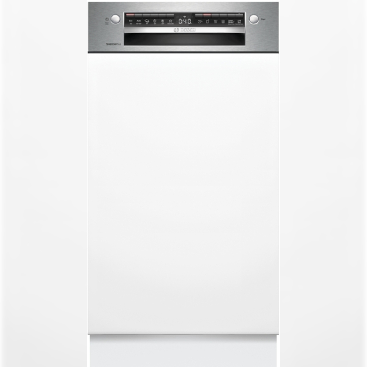 Bosch Serie 4 SPI4HMS49E Teilintegrierter Geschirrspüler, Höhe 81,5 cm, Breite 45 cm, Edelstahl Image